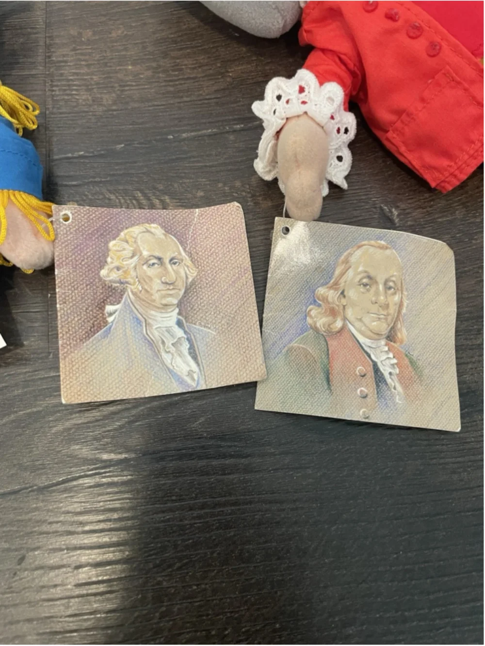 Washington, Franklin, Jefferson Be’an Historical Dolls Creation Station LOT OF 3